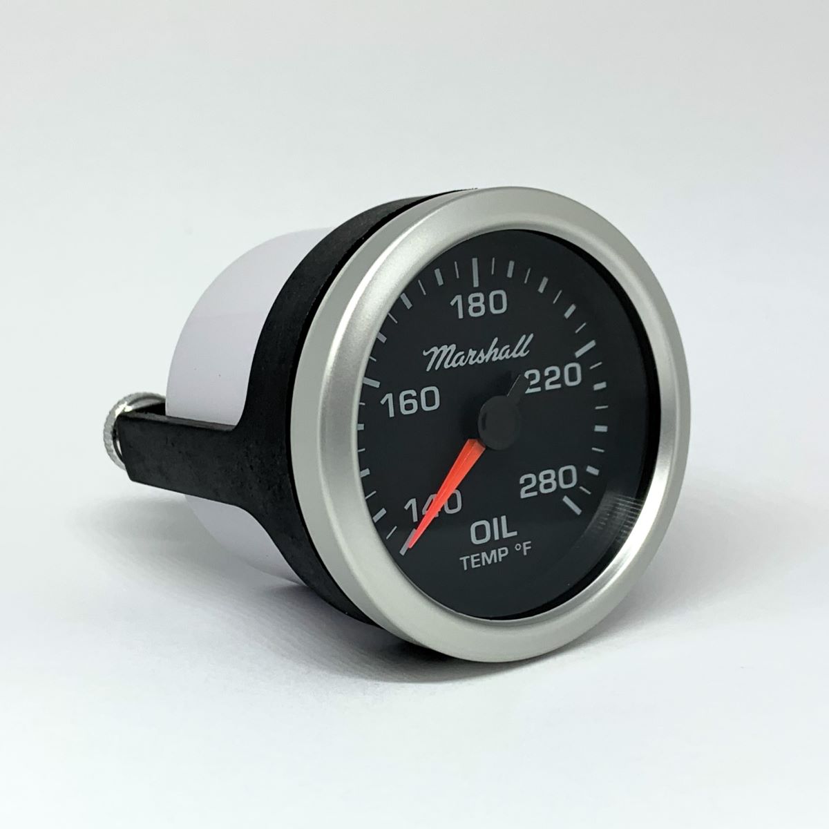 SCX Full Sweep Electric Oil Temperature Gauge, Black Dial