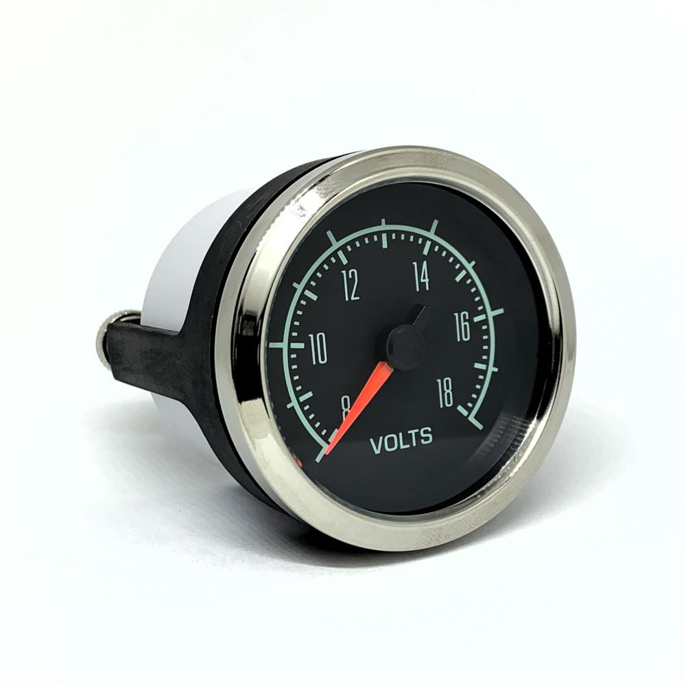 Retro Camaro Style Volt Gauge