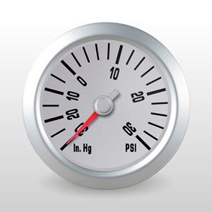 MINI Cooper Boost Gauge with Stepper Motor, Peak Recall and Programmable Warning