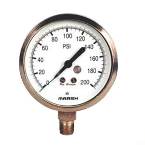 Precision Service - Inspector Test Gauge Marsh Pressure Gauges from MARSH