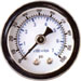 White Dual Scale Fuel Gage
